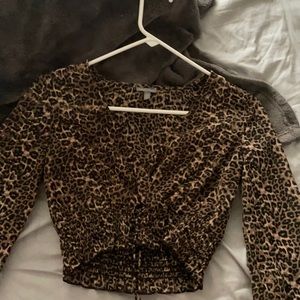 Printed crop topXS-S